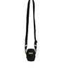 Dolce & Gabbana Black Nylon Leather Logo Plaque Crossbody Sling Bag