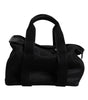 Dolce & Gabbana Black Shoulder Strap Pet Carry Logo Plaque Bag