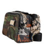 Dolce & Gabbana Multicolor Camouflage Patchwork Logo Waist Fanny Pack Bag