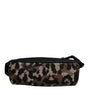 Dolce & Gabbana Multicolor Leopard DG Logo Belt Waist Fanny Pack Bag