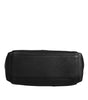 Dolce & Gabbana Black Leather Logo Plaque Shoulder Crossbody Bag
