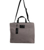 Sac fourre-tout à bandoulière Dolce & Gabbana en laine d'alpaga grise avec plaque logo