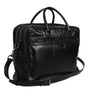 Dolce & Gabbana Black Leather Messenger Shoulder Strap Bag