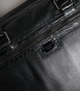 Dolce & Gabbana Black Leather Messenger Shoulder Strap Bag