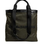 Sac fourre-tout à bandoulière en nylon vert militaire Dolce & Gabbana