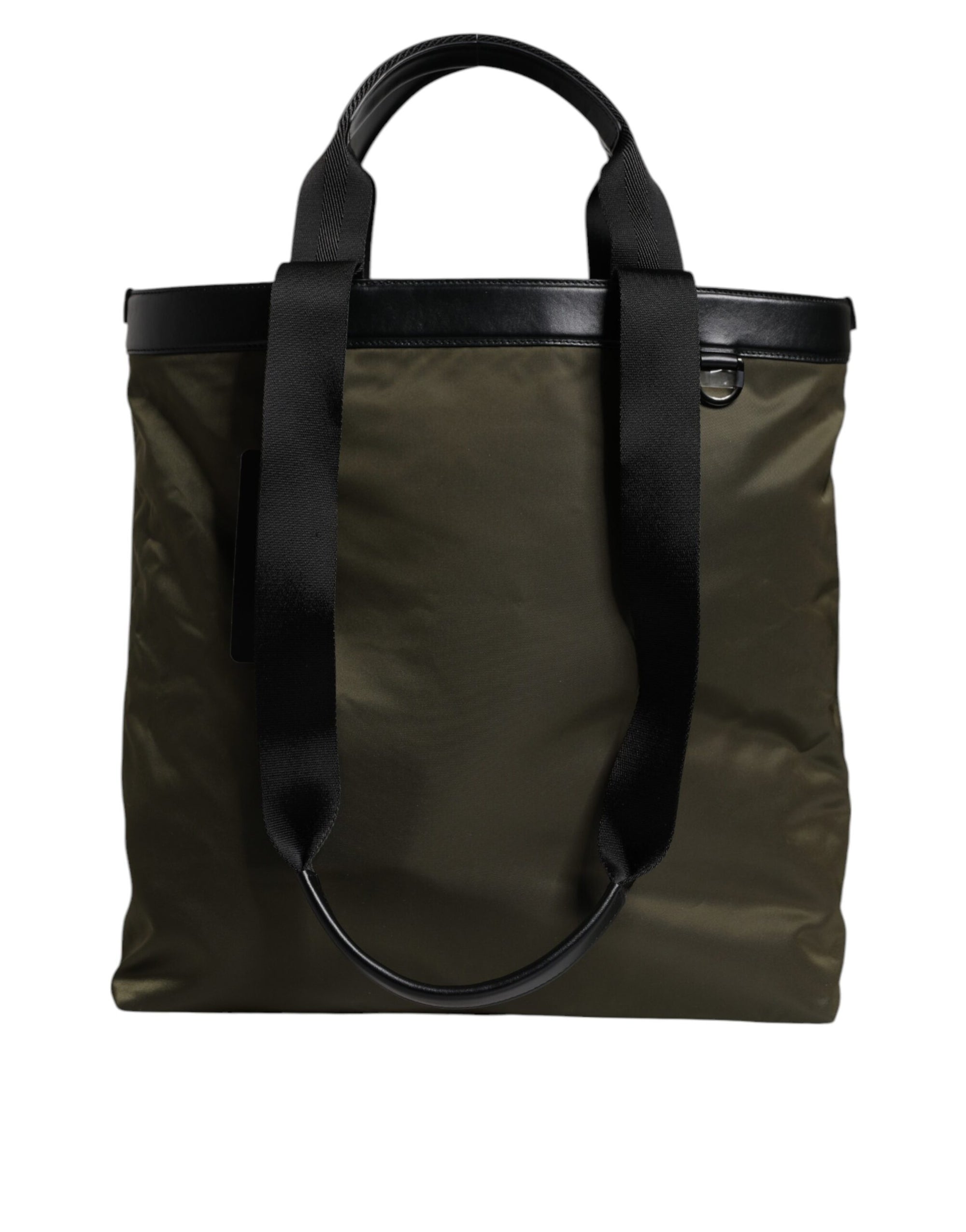 Sac fourre-tout à bandoulière en nylon vert militaire Dolce & Gabbana