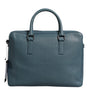 Dolce & Gabbana Blue Logo Double Handle Messenger Briefcase Bag