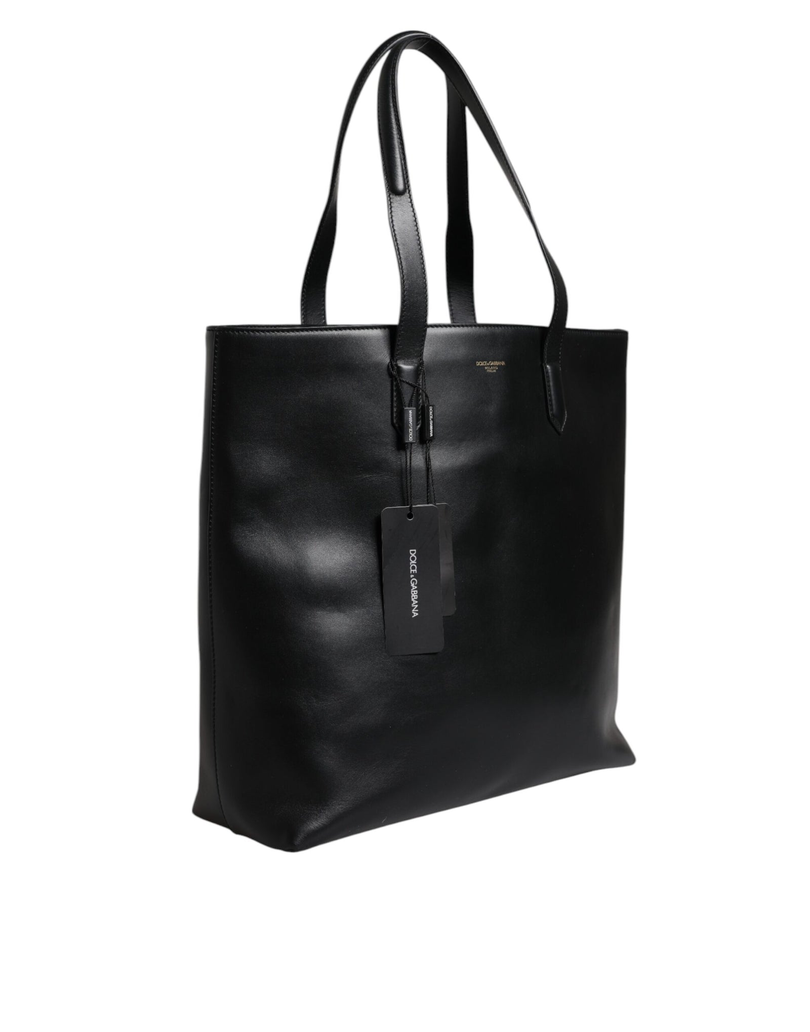 Sac cabas Dolce & Gabbana en cuir de veau noir