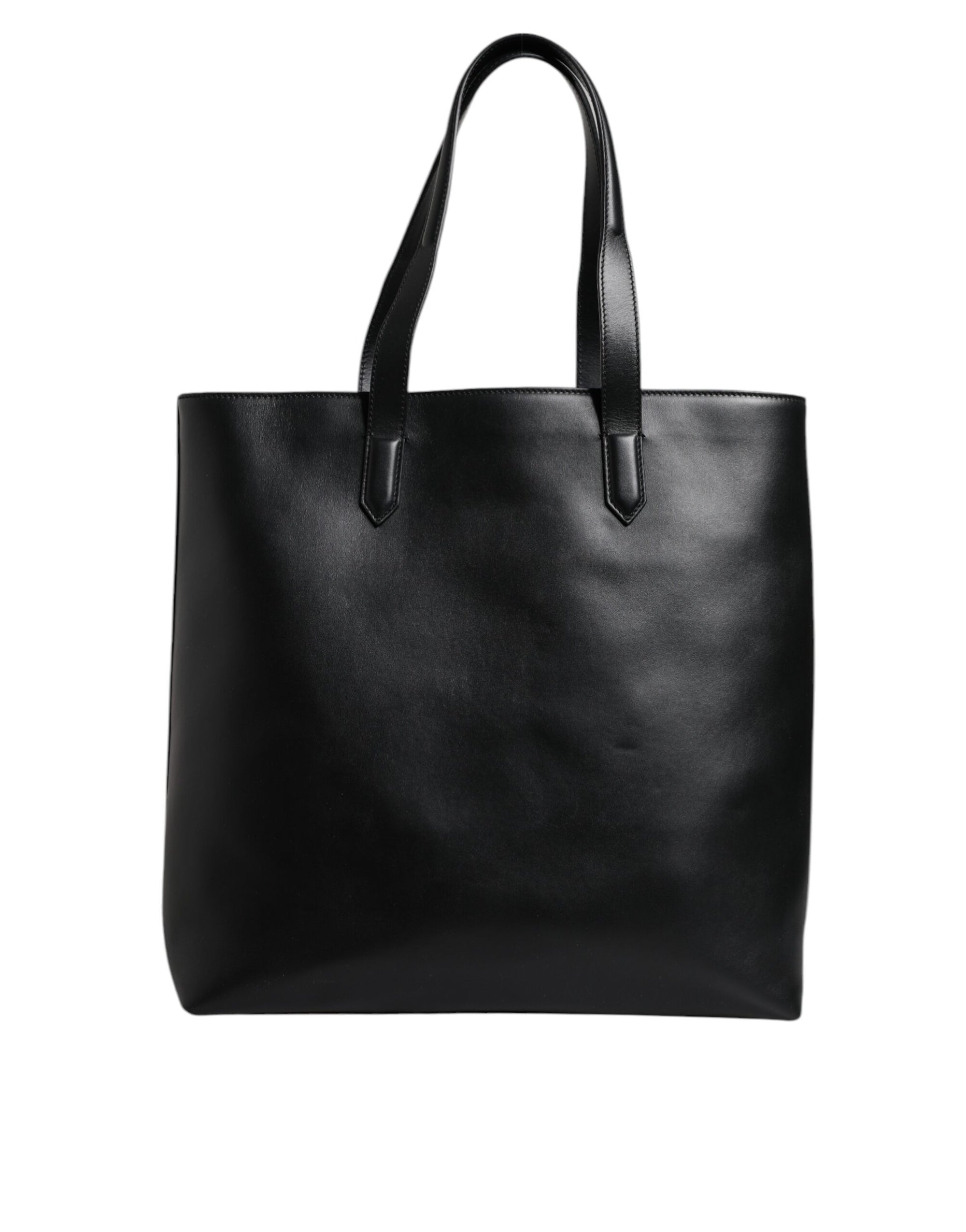 Sac cabas Dolce & Gabbana en cuir de veau noir