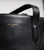 Sac cabas Dolce & Gabbana en cuir de veau noir