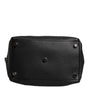 Dolce & Gabbana Black Calfskin Leather Hand Shoulder Duffle Bag