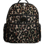Dolce & Gabbana Multicolor Leopard Print DG Logo Plaque Men Backpack Bag