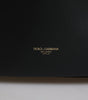 Dolce & Gabbana Black DG Leather Logo Print Travel Back Pack Bag