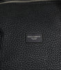 Dolce & Gabbana Black Calfskin Leather Hand Shoulder Duffle Bag