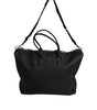 Dolce & Gabbana Black Calfskin Leather Hand Shoulder Duffle Bag