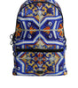 Sac à dos de voyage en nylon imprimé majolique multicolore Dolce & Gabbana