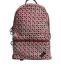 Dolce & Gabbana Red White DG Logo Print Nylon Travel Backpack Bag