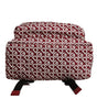 Dolce & Gabbana Red White DG Logo Print Nylon Travel Backpack Bag