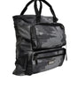 Dolce & Gabbana Black Camouflage Shoulder Strap Logo Plaque Bag