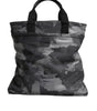 Dolce & Gabbana Black Camouflage Shoulder Strap Logo Plaque Bag