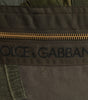 Dolce & Gabbana Military Green Patchwork Rucksack Backpack Bag