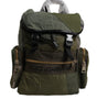 Dolce & Gabbana Military Green Patchwork Travel Backpack Bag