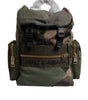 Dolce & Gabbana Military Green Patchwork Travel Backpack Bag