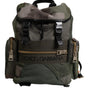 Dolce & Gabbana Military Green Patchwork Travel Backpack Bag