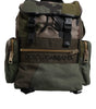 Dolce & Gabbana Military Green Patchwork Travel Backpack Bag