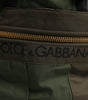 Sac à dos de voyage patchwork vert militaire Dolce & Gabbana
