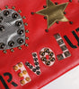 Pochette en cuir ornée Dolce &amp; Gabbana Red Revolutions