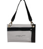 Dolce &amp; Gabbana Clear PVC Leather Pouch Shoulder Strap Bag