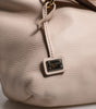 Dolce & Gabbana Light Pink Deer Leather Logo Plaque Tote Top Handle Bag