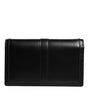 Sac bandoulière Versace en cuir de veau noir avec chaîne