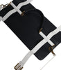 Dolce &amp; Gabbana Blue White Calfskin Leather Crossbody Shoulder Bag