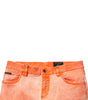 Dolce &amp; Gabbana Orange Tie Dye Cotton Skinny Men Denim Jeans
