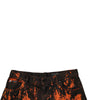 Dolce &amp; Gabbana Black Red Tie Dye Cotton Straight Denim Jeans