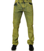 Dolce &amp; Gabbana Yellow Cotton Stretch Skinny Men Denim Jeans