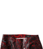 Dolce &amp; Gabbana Red Leopard Cotton Skinny Men Denim Jeans