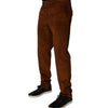 Dolce & Gabbana Dark Brown Corduroy Cotton Skinny Denim Jeans