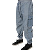 Dolce &amp; Gabbana Light Blue Cotton Jogger Cargo Men Denim Pants