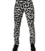 Dolce &amp; Gabbana White Leopard Cotton Skinny Denim Jeans