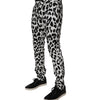 Dolce &amp; Gabbana White Leopard Cotton Skinny Denim Jeans
