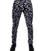 Dolce &amp; Gabbana Black Logo Monogram Cotton Skinny Denim Jeans
