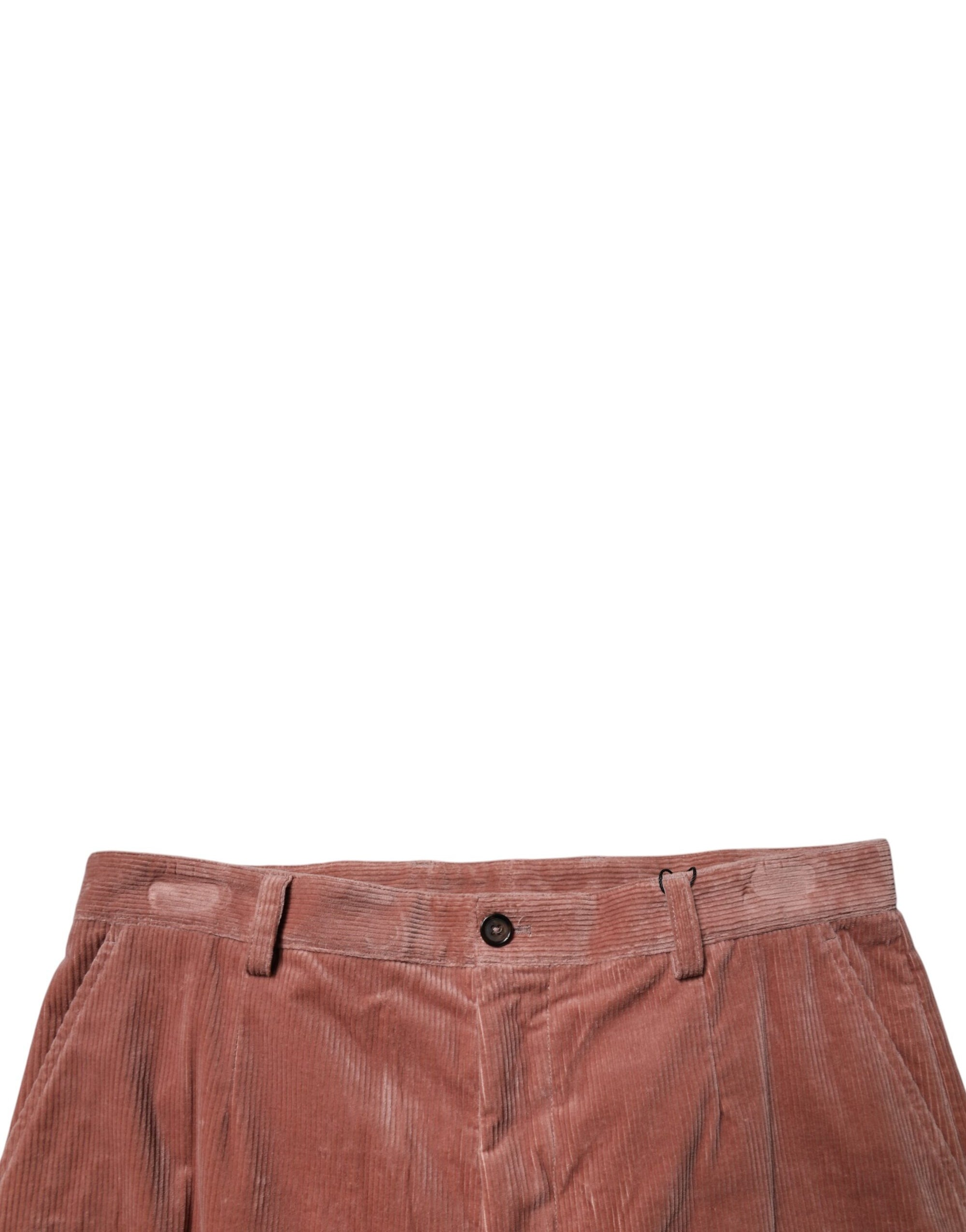 Dolce &amp; Gabbana Brown Corduroy Cotton Cargo Men Denim Jeans