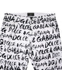 Dolce &amp; Gabbana White Cotton Logo Print Skinny Denim Jeans