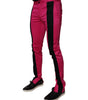 Dolce &amp; Gabbana Pink Black Stripe Slim Fit Men Dress Pants