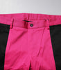 Dolce &amp; Gabbana Pink Black Stripe Slim Fit Men Dress Pants