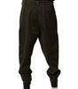 Dolce &amp; Gabbana Dark Brown Cotton Jogger Cargo Pants