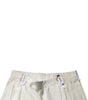 Dolce &amp; Gabbana White Linen Mid Waist Straight Men Denim Jeans
